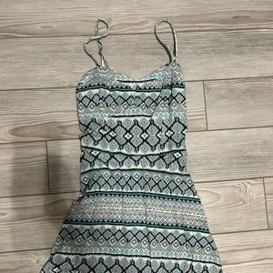 Aeropostale geometric dress no tags can blue